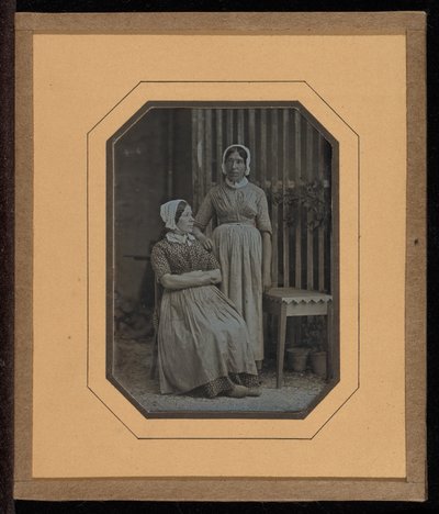 Portret van twee bedienden - Lisette Gilliard en Susette door Jean Gabriel Eynard